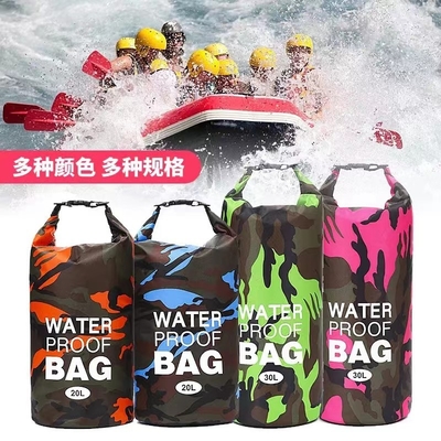 BOLSA DE CAMUFLAJE A prueba de agua con doble hombro con bolsillo de poliéster ligeramente seco húmedo