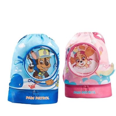 BOLSA de natación a prueba de agua para niños SEPARACIÓN HUMEDAD SECA mochila nueva equipo de madera marca de equipo de natación