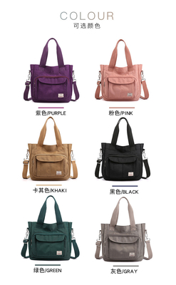 2024 NUEVO BOLSO ATOMOSFÉRICO DE MAMÁ DE GRAN Capacidad BOLSO de hombro único MANO CROSSBODY BOLSO de tela de nylon hombro de mujer