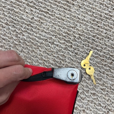 BORSA CRASTRONERAL EXPLOSIVO BORSA de banco BORSA de cremallera BORSA de nylon rojo BORSA de seguridad BORSA de medicina BORSA de arma BORSA AMMO