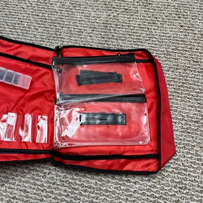 BORSA CRASTRONERAL EXPLOSIVO BORSA de banco BORSA de cremallera BORSA de nylon rojo BORSA de seguridad BORSA de medicina BORSA de arma BORSA AMMO