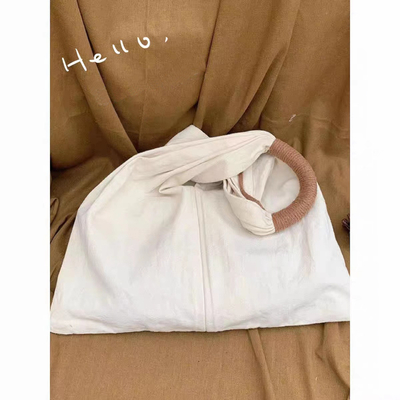 FASHION FRANCES VINTAGE algodón Linen BAG estilo HARAJUKU hombro único lienzo bolsa MORI sistema de gran capacidad