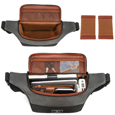 Nuevo bolso de pu con hombro único, bolso de cámara de cuerpo entero, bolso de cámara réflex, bolso de fotografía, bolso de cámara digital, bolso de lente, bolso de almacenaje.