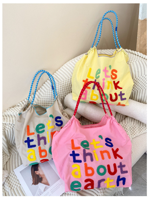 BOLSA de bolso de gran capacidad estilo coreano en todo en uno bolso de hombro de mano portátil de compra de mujer