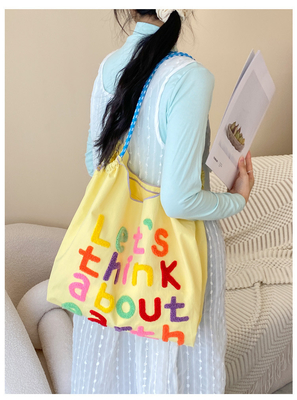 BOLSA de bolso de gran capacidad estilo coreano en todo en uno bolso de hombro de mano portátil de compra de mujer