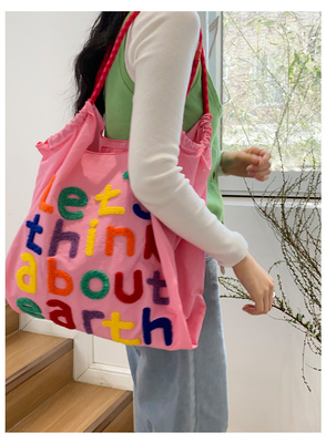 BOLSA de bolso de gran capacidad estilo coreano en todo en uno bolso de hombro de mano portátil de compra de mujer