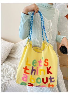 BOLSA de bolso de gran capacidad estilo coreano en todo en uno bolso de hombro de mano portátil de compra de mujer