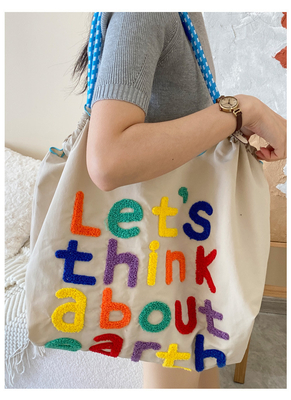 BOLSA de bolso de gran capacidad estilo coreano en todo en uno bolso de hombro de mano portátil de compra de mujer