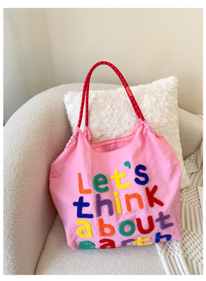 BOLSA de bolso de gran capacidad estilo coreano en todo en uno bolso de hombro de mano portátil de compra de mujer
