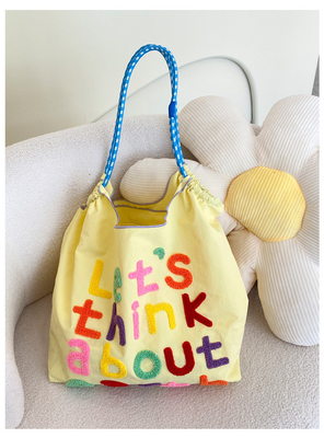 BOLSA de bolso de gran capacidad estilo coreano en todo en uno bolso de hombro de mano portátil de compra de mujer