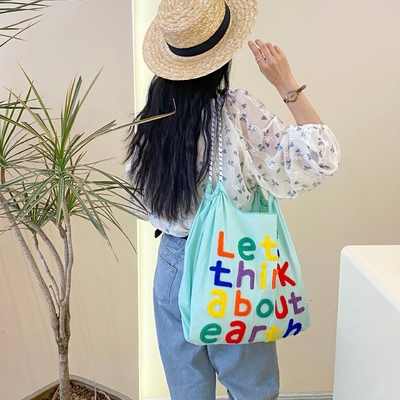 BOLSA de bolso de gran capacidad estilo coreano en todo en uno bolso de hombro de mano portátil de compra de mujer