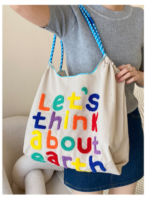 BOLSA de bolso de gran capacidad estilo coreano en todo en uno bolso de hombro de mano portátil de compra de mujer
