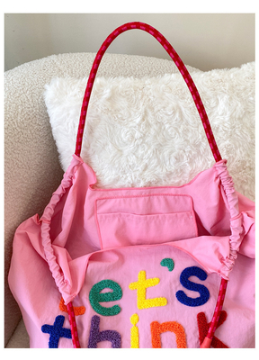 BOLSA de bolso de gran capacidad estilo coreano en todo en uno bolso de hombro de mano portátil de compra de mujer