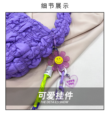 Mini bolso de hombro bolso de nube todo elegante bolso de bajo brazo bolso de polido bolso dulce bolso de dama