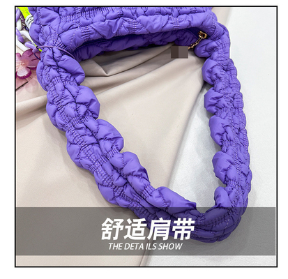 Mini bolso de hombro bolso de nube todo elegante bolso de bajo brazo bolso de polido bolso dulce bolso de dama