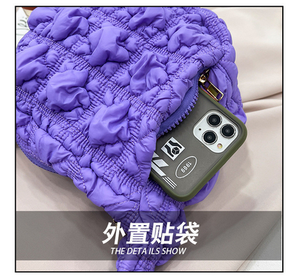 Mini bolso de hombro bolso de nube todo elegante bolso de bajo brazo bolso de polido bolso dulce bolso de dama
