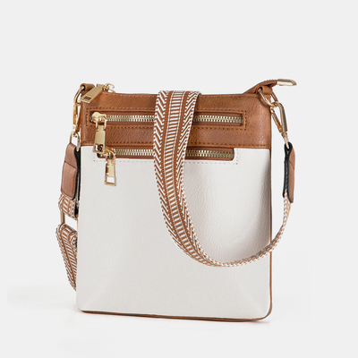 Nueva correa de jaquarte desmontable de color retro de cuero PU BOLSA de cuerpo entero BOLSA de mujer entera
