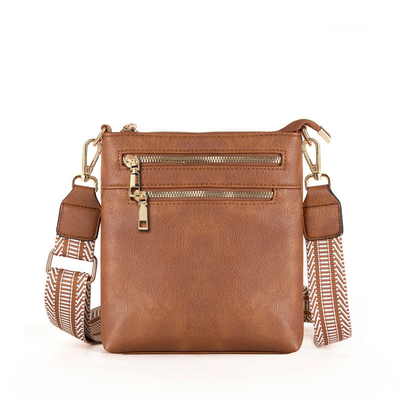 Nueva correa de jaquarte desmontable de color retro de cuero PU BOLSA de cuerpo entero BOLSA de mujer entera