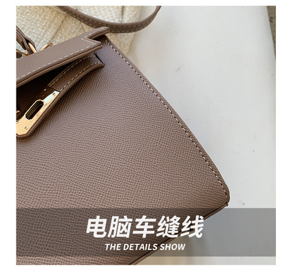 NUEVA MODA TEXTURA INVERNAL BOLSA DE MUJER BOLSA de hombro sencilla BOLSA de moda de cuerpo cruzado BOLSA KELLY