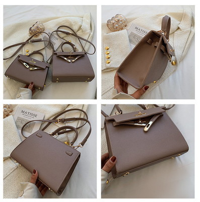 NUEVA MODA TEXTURA INVERNAL BOLSA DE MUJER BOLSA de hombro sencilla BOLSA de moda de cuerpo cruzado BOLSA KELLY