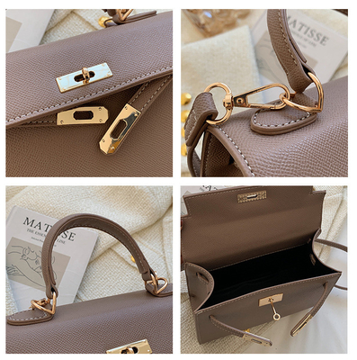 NUEVA MODA TEXTURA INVERNAL BOLSA DE MUJER BOLSA de hombro sencilla BOLSA de moda de cuerpo cruzado BOLSA KELLY