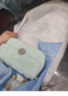 2024 Primavera/Verano NUEVA TEXTURA de alta calidad BOLSA PEQUEÑA FEMEÑANA CENACINA DE DIAMANTE BOLSA de bajo el brazo