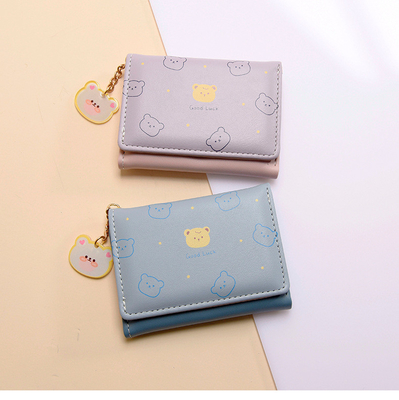 BORSA PEQUEÑA DAMAS BORSA STYLE corto niña estudiante de moda dibujos animados moneda cartera mayorista cartera clip femenino