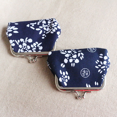 Estilo étnico BÁTIK BORSA de monedas MINI BUCKLE BORSA PEQUEÑA BORSA de monedas de mujer