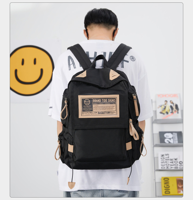 Hombre mochila mujer estudiante de universidad diseño sencillo sentido nicho maleta de computadora maleta escolar