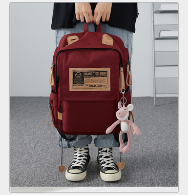 Hombre mochila mujer estudiante de universidad diseño sencillo sentido nicho maleta de computadora maleta escolar