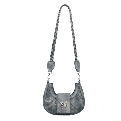Popular nuevo diseño de nicho bolso de moda femenina estilo extranjero bolso mariposa sentido avanzado de todos los hombros bolso de debajo de los brazos