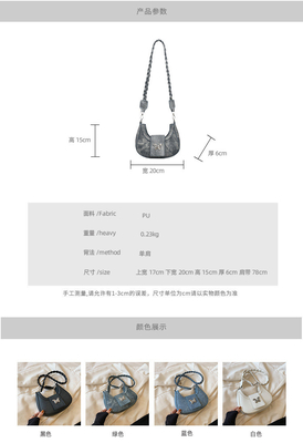 Popular nuevo diseño de nicho bolso de moda femenina estilo extranjero bolso mariposa sentido avanzado de todos los hombros bolso de debajo de los brazos