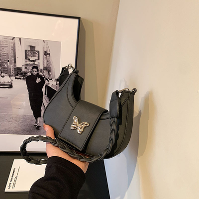 Popular nuevo diseño de nicho bolso de moda femenina estilo extranjero bolso mariposa sentido avanzado de todos los hombros bolso de debajo de los brazos