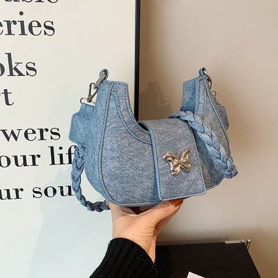 Popular nuevo diseño de nicho bolso de moda femenina estilo extranjero bolso mariposa sentido avanzado de todos los hombros bolso de debajo de los brazos