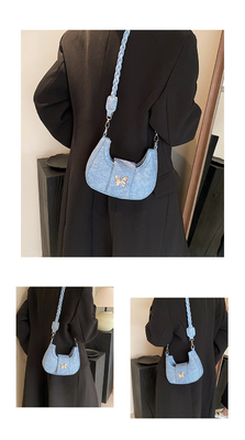 Popular nuevo diseño de nicho bolso de moda femenina estilo extranjero bolso mariposa sentido avanzado de todos los hombros bolso de debajo de los brazos