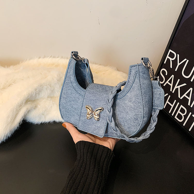 Popular nuevo diseño de nicho bolso de moda femenina estilo extranjero bolso mariposa sentido avanzado de todos los hombros bolso de debajo de los brazos