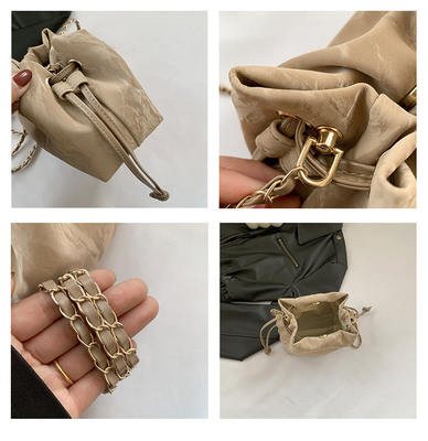 2024 NUEVA NICHE DE FASHION diseño primavera / verano bolso de cuerpo entero Senior SENSE bolso de balde recubierto