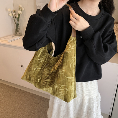 Nuevo estilo chino bolso de axila de gran capacidad tendencia nueva moda bolso de hombro medieval mujer minoría de viajero de cercanías bolso Tote