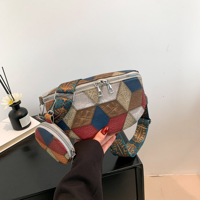 Otoño e Invierno BOLSA RETRO CROSSBODY BOLSA FEMEÑENA BOLSA de moda BOLSA CROSSBODY de pecho NUEVO NICHE diseño teléfono móvil retro