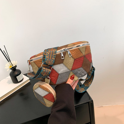 Otoño e Invierno BOLSA RETRO CROSSBODY BOLSA FEMEÑENA BOLSA de moda BOLSA CROSSBODY de pecho NUEVO NICHE diseño teléfono móvil retro