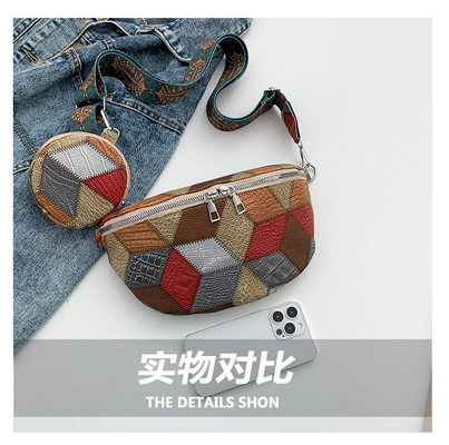 Otoño e Invierno BOLSA RETRO CROSSBODY BOLSA FEMEÑENA BOLSA de moda BOLSA CROSSBODY de pecho NUEVO NICHE diseño teléfono móvil retro