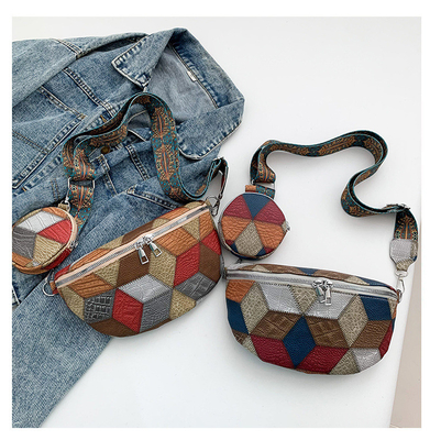 Otoño e Invierno BOLSA RETRO CROSSBODY BOLSA FEMEÑENA BOLSA de moda BOLSA CROSSBODY de pecho NUEVO NICHE diseño teléfono móvil retro