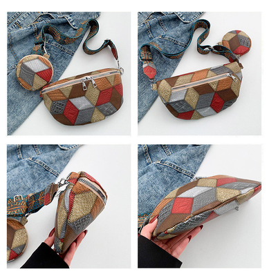 Otoño e Invierno BOLSA RETRO CROSSBODY BOLSA FEMEÑENA BOLSA de moda BOLSA CROSSBODY de pecho NUEVO NICHE diseño teléfono móvil retro