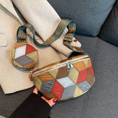 Otoño e Invierno BOLSA RETRO CROSSBODY BOLSA FEMEÑENA BOLSA de moda BOLSA CROSSBODY de pecho NUEVO NICHE diseño teléfono móvil retro