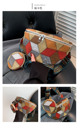 Otoño e Invierno BOLSA RETRO CROSSBODY BOLSA FEMEÑENA BOLSA de moda BOLSA CROSSBODY de pecho NUEVO NICHE diseño teléfono móvil retro