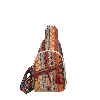NUEVA MODA CHINESE BOLSA de hombro único BOLSA de cuerpo cruzado RED SINPLÍCO Estilo étnico BOLSA PEQUEÑA TEXTURA BOLSA de pecho BOLSA DE MUJER