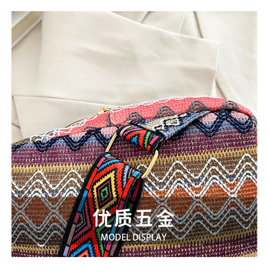 NUEVA MODA CHINESE BOLSA de hombro único BOLSA de cuerpo cruzado RED SINPLÍCO Estilo étnico BOLSA PEQUEÑA TEXTURA BOLSA de pecho BOLSA DE MUJER