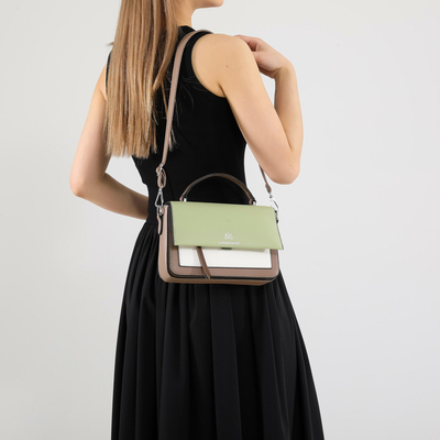 2024 Primavera y verano nueva moda bolsa cuadrada pequeña bolsa de hombro único bolsa de color coincidente mano bolsa de cuerpo cruzado