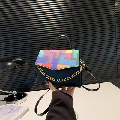 2024 Primavera/Verano nueva moda textura coincidencia de color bolso de hombro bolso de mano este año