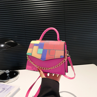 2024 Primavera/Verano nueva moda textura coincidencia de color bolso de hombro bolso de mano este año